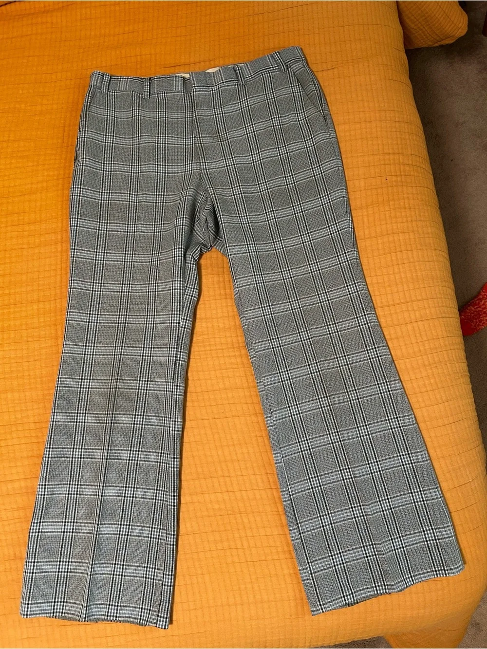 Vintage Levi's Gray Plaid Men's Dress Pants